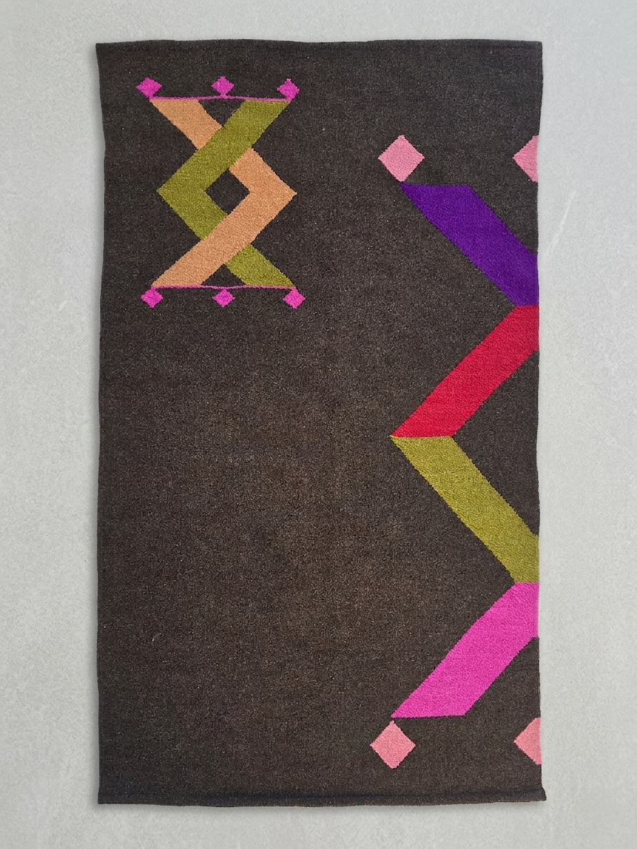 Serenad Saç Bağı Yün Kilim