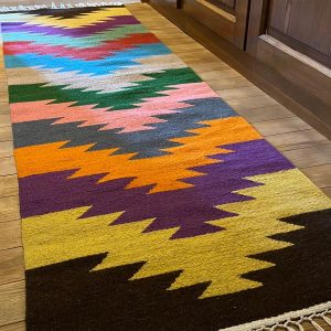 Serenad Gökkuşağı Yün Kilim